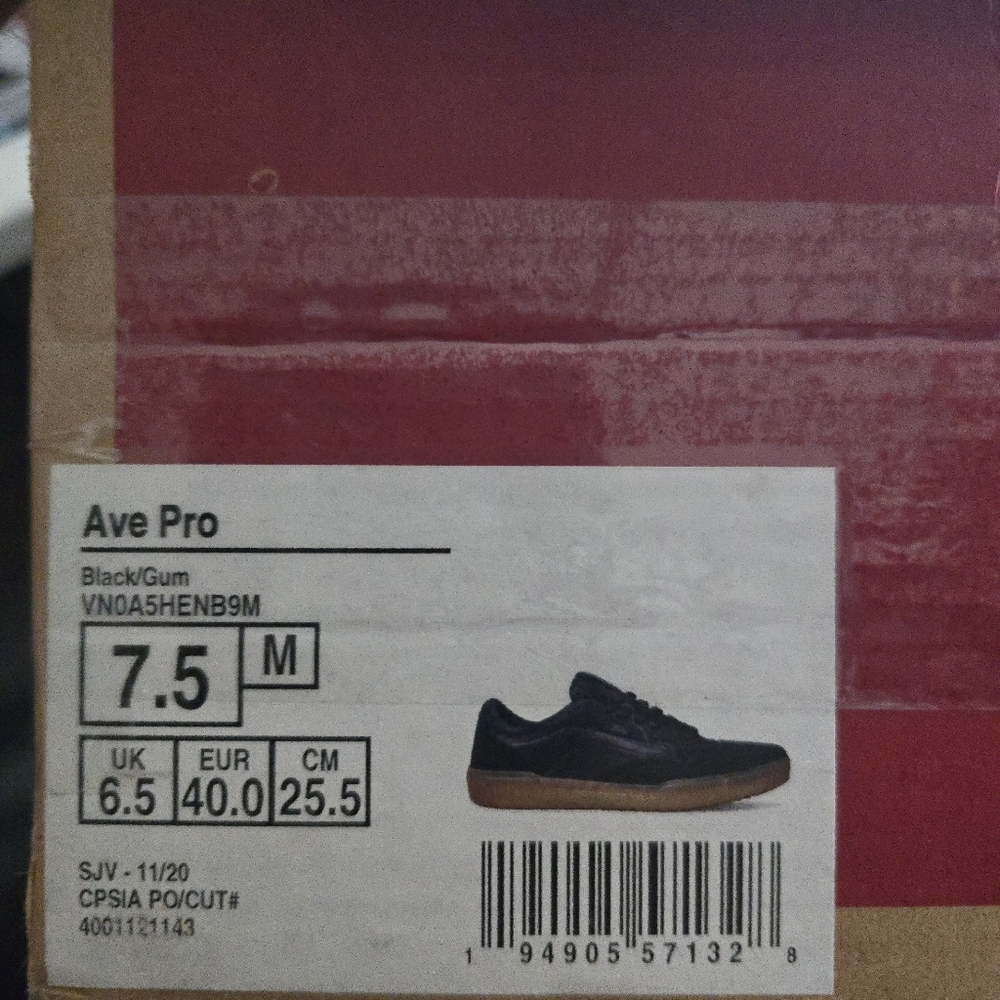 Vans Ave Pro 1 Ultimatewaffle Men Black And Gum Bottom New 082025 - Picture 11 of 11